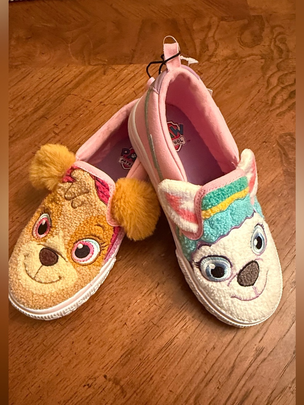Kids paw patrol Character Slip-On Shoes - Pink, Multicolor. Fun shoes with ears.